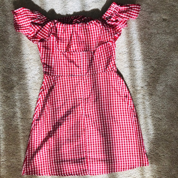 Brand New Off Shoulder Mini Sundress - Picture 6 of 7